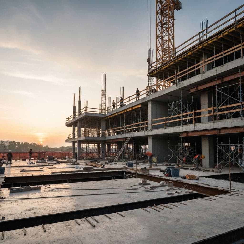 Construction site background