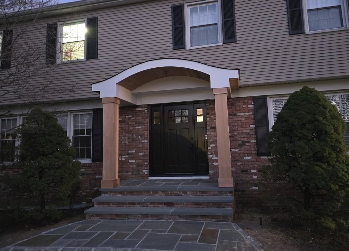 Modern residential house showcasing Alvarez Carpentry Corp's quality construction work